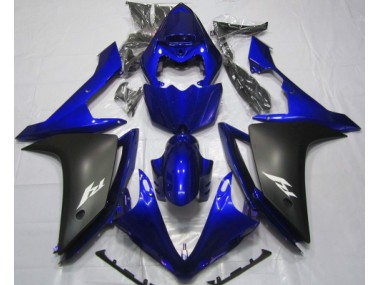 2007-2008 Bleu Brillant & Noir Yamaha R1 Carénage Moto