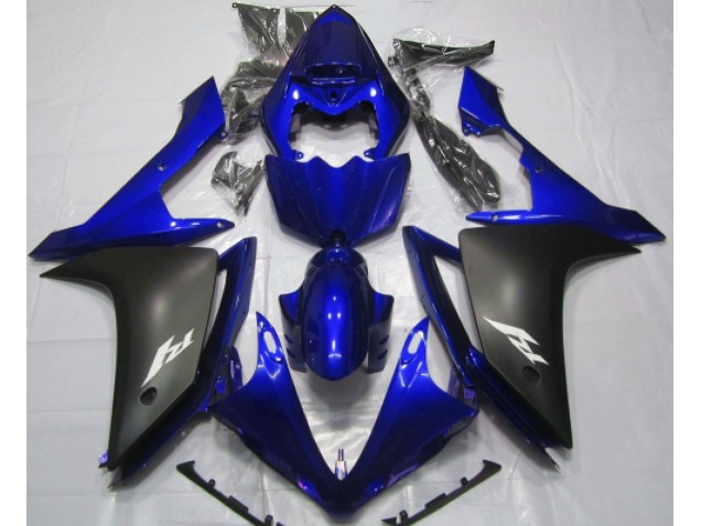 2007-2008 Bleu Brillant & Noir Yamaha R1 Carénage Moto 2007-2008 Bleu Brillant & Noir Yamaha R1 Carénage Moto