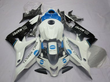 2007-2008 Bleu Clair Konica Minolta Honda CBR600RR Carénage Moto
