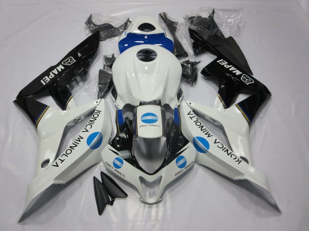 2007-2008 Bleu Konica Minolta & Noir Honda CBR600RR Carénage Moto 2007-2008 Bleu Konica Minolta & Noir Honda CBR600RR Carénage Moto