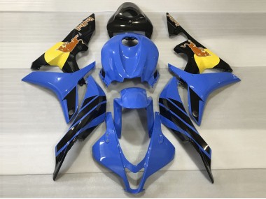 2007-2008 Bleu & Orange Taureau Honda CBR600RR Carénage Moto