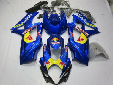2007-2008 Bleu Rouge Taureau Suzuki GSXR 1000 Carénage Moto