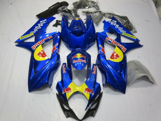 2007-2008 Bleu Rouge Taureau Suzuki GSXR 1000 Carénage Moto 2007-2008 Bleu Rouge Taureau Suzuki GSXR 1000 Carénage Moto