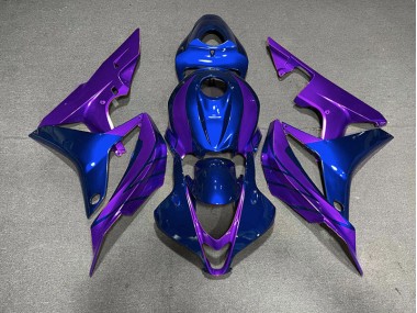 2007-2008 Bleu Violet Honda CBR600RR Carénage Moto