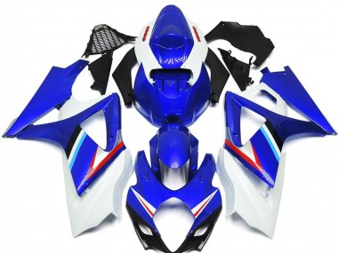 2007-2008 Brillant Bleu & Blanc Suzuki GSXR 1000 Carénage Moto