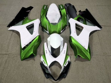 2007-2008 Conception Personnalisée Vert Suzuki GSXR 1000 Carénage Moto