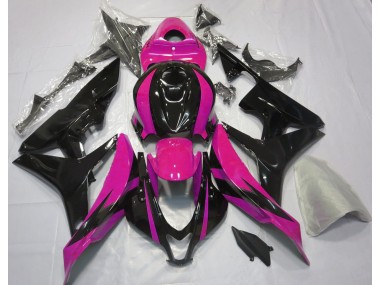 2007-2008 Conception Rose & Noire OEM Honda CBR600RR Carénage Moto