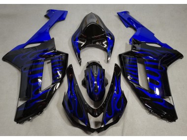 2007-2008 Flamme Bleue Kawasaki ZX6R Carénage Moto