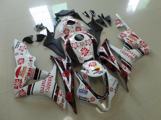2007-2008 Nastro Azzurro Blanc & Rouge Honda CBR600RR Carénage Moto 2007-2008 Nastro Azzurro Blanc & Rouge Honda CBR600RR Carénage Moto