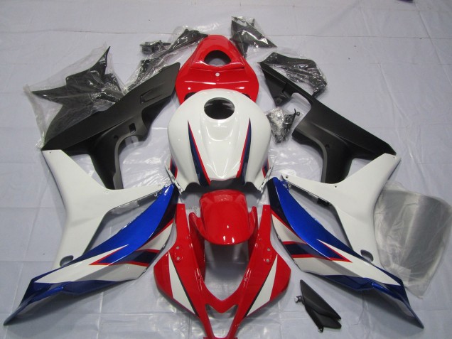 2007-2008 OEM Conception De Style Blanc Rouge Bleu Honda CBR600RR Carénage Moto 2007-2008 OEM Conception De Style Blanc Rouge Bleu Honda CBR600RR Carénage Moto