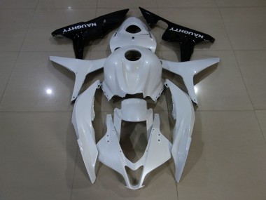 2007-2008 Perle Blanche Honda CBR600RR Carénage Moto