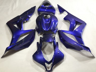 2007-2008 Plaine Bleu Profond Honda CBR600RR Carénage Moto