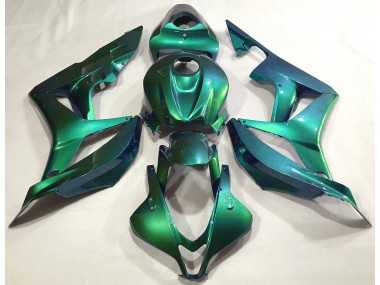2007-2008 Plaine Vert Émeraude Honda CBR600RR Carénage Moto