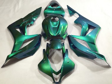 2007-2008 Plaine Vert Émeraude Honda CBR600RR Carénage Moto