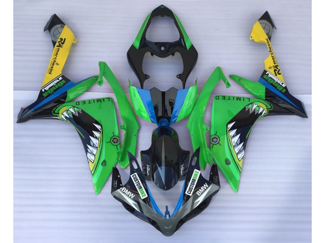 2007-2008 Requin Vert Yamaha R1 Carénage Moto 2007-2008 Requin Vert Yamaha R1 Carénage Moto