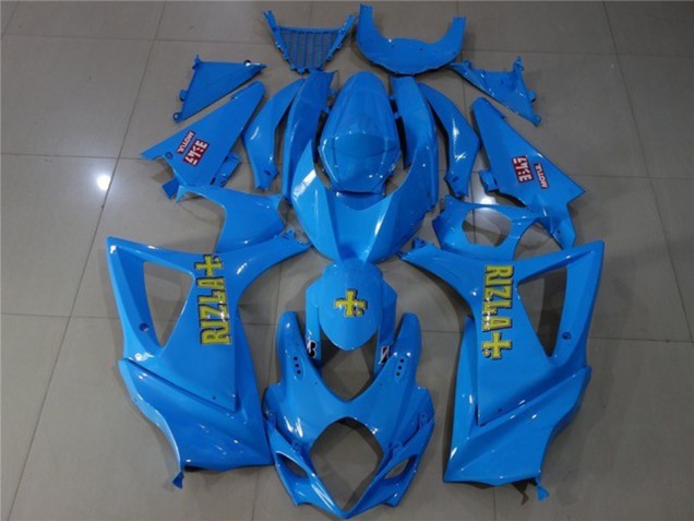 2007-2008 Rizla Bleue Suzuki GSXR 1000 Carénage Moto 2007-2008 Rizla Bleue Suzuki GSXR 1000 Carénage Moto