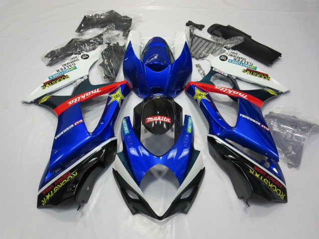 2007-2008 Rockstar Suzuki GSXR 1000 Carénage Moto 2007-2008 Rockstar Suzuki GSXR 1000 Carénage Moto
