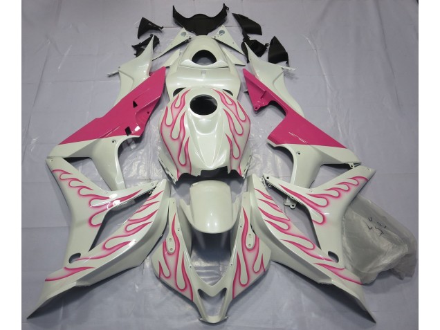 2007-2008 Rose Flamme Honda CBR600RR Carénage Moto 2007-2008 Rose Flamme Honda CBR600RR Carénage Moto