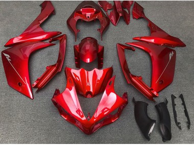 2007-2008 Rouge Brillant Yamaha R1 Carénage Moto
