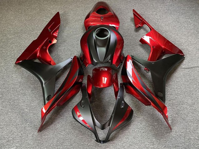 2007-2008 Rouge Marron Honda CBR600RR Carénage Moto 2007-2008 Rouge Marron Honda CBR600RR Carénage Moto