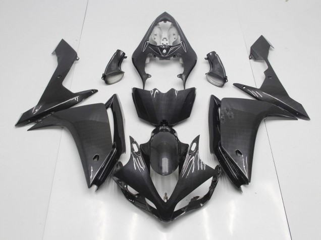 2007-2008 Style Fiber De Carbone Yamaha R1 Carénage Moto