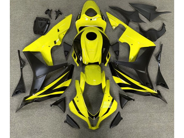 2007-2008 Style Jaune OEM Honda CBR600RR Carénage Moto 2007-2008 Style Jaune OEM Honda CBR600RR Carénage Moto