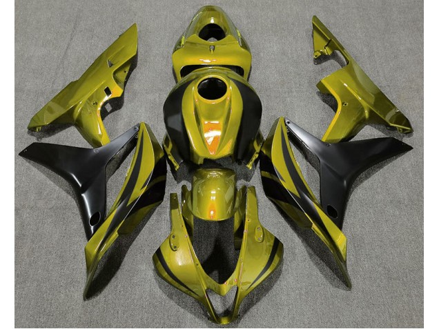 2007-2008 Style Vert Olive OEM Honda CBR600RR Carénage Moto 2007-2008 Style Vert Olive OEM Honda CBR600RR Carénage Moto