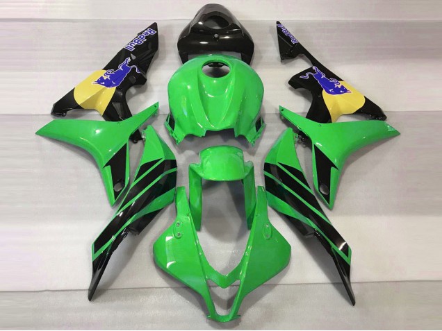 2007-2008 Vert & Bleu Taureau Honda CBR600RR Carénage Moto 2007-2008 Vert & Bleu Taureau Honda CBR600RR Carénage Moto