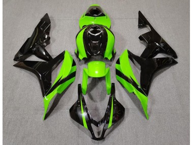 2007-2008 Vert Lime & Noir Honda CBR600RR Carénage Moto