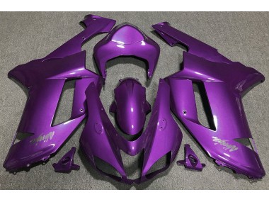 2007-2008 Violet Brillant Kawasaki ZX6R Carénage Moto