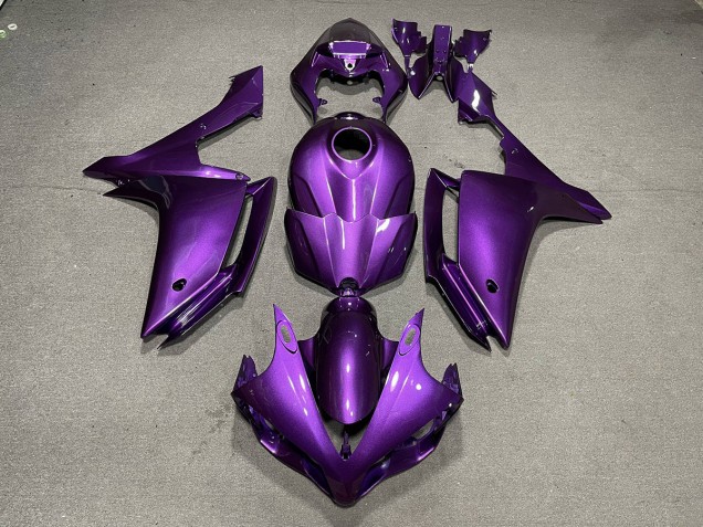 2007-2008 Violet Brillant Yamaha R1 Carénage Moto 2007-2008 Violet Brillant Yamaha R1 Carénage Moto