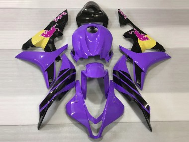 2007-2008 Violet & Rose Taureau Honda CBR600RR Carénage Moto