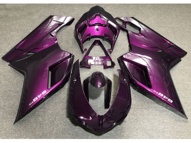 2007-2014 Rose Profond Ducati 848 1098 1198 Carénage Moto