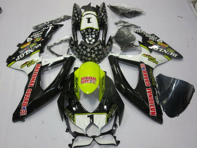2008-2010 National Guard Suzuki GSXR 600-750 Carénage Moto