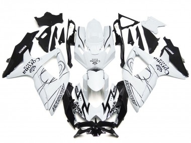 2008-2010 Personnalisé Corona Spécial Avec Blanc Suzuki GSXR 600-750 Carénage Moto