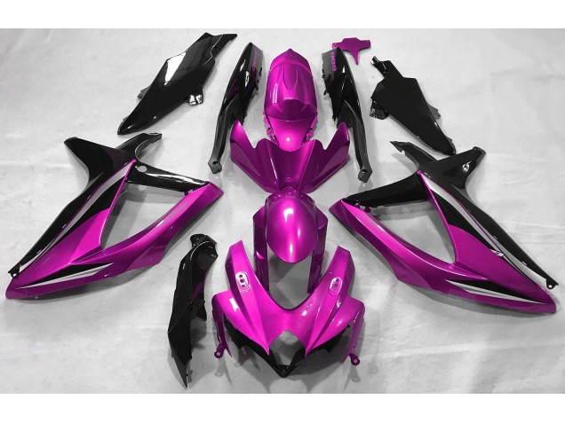 2008-2010 Rose Brillant Suzuki GSXR 600-750 Carénage Moto