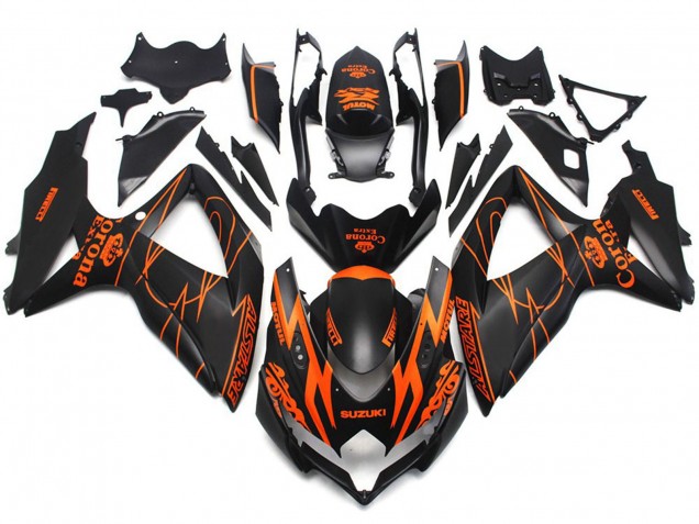 2008-2010 Spécial Matte Corona Personnalisé Suzuki GSXR 600-750 Carénage Moto