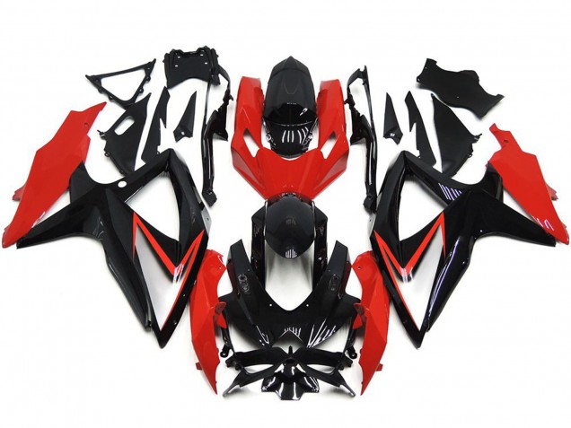 2008-2010 Style Rouge Personnalisé OEM Suzuki GSXR 600-750 Carénage Moto