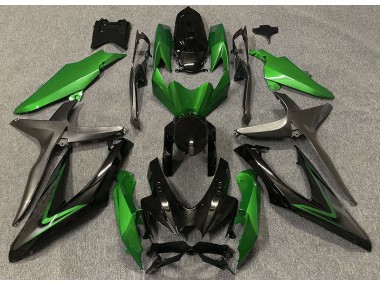 2008-2010 Vert Brillant & Vert R Suzuki GSXR 600-750 Carénage Moto