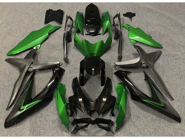 2008-2010 Vert Brillant & Vert R Suzuki GSXR 600-750 Carénage Moto
