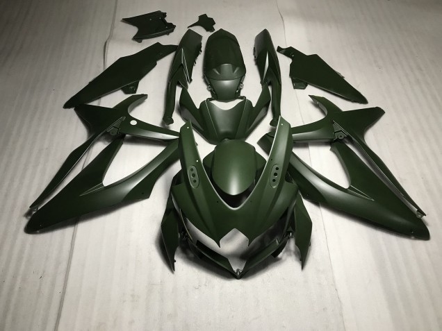 2008-2010 Vert Mat Suzuki GSXR 600-750 Carénage Moto