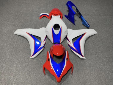 2008-2011 Brillant Rouge & Bleu Honda CBR1000RR Carénage Moto