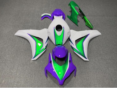 2008-2011 Le Joker Vert & Violet Gloss Honda CBR1000RR Carénage Moto