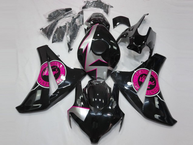 2008-2011 Noir Brillant & Rose Honda CBR1000RR Carénage Moto