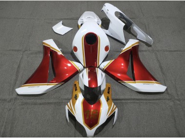 2008-2011 Or & Rouge 19 Honda CBR1000RR Carénage Moto
