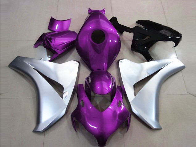 2008-2011 Rose Brillant & Argent Honda CBR1000RR Carénage Moto