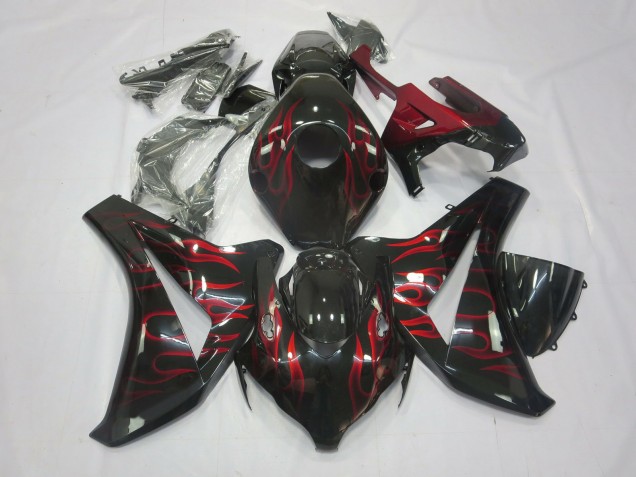2008-2011 Rosso Fiamma Honda CBR1000RR Carénage Moto