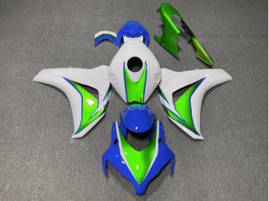2008-2011 Vert Brillant & Bleu Honda CBR1000RR Carénage Moto
