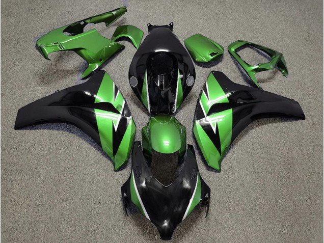 2008-2011 Vert & Noir Honda CBR1000RR Carénage Moto