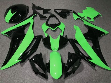 2008-2016 Alta Visibilità Verde Yamaha R6 Carénage Moto